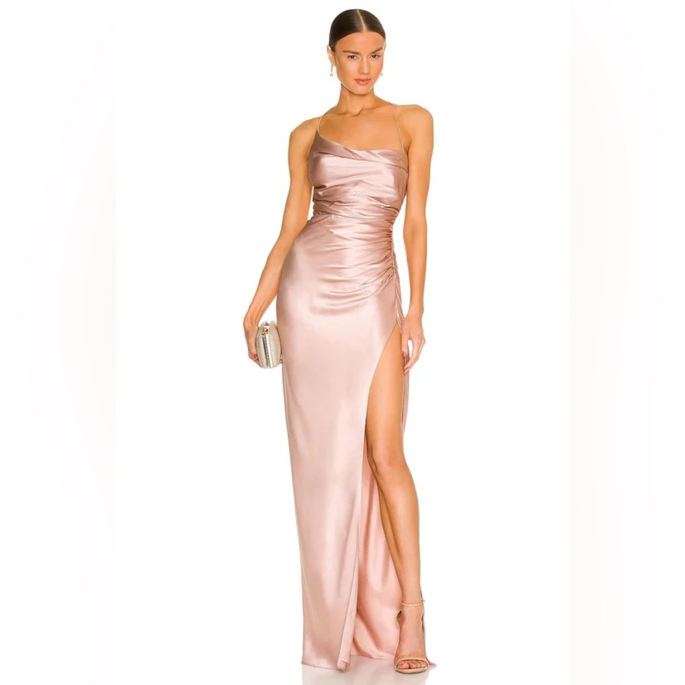 The Sei Twist Cowl Ruched Gown - Size USA 0 - New with Tags